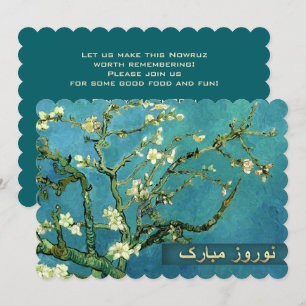 Inbjudningar för party Nowruz Mubarak persiska för