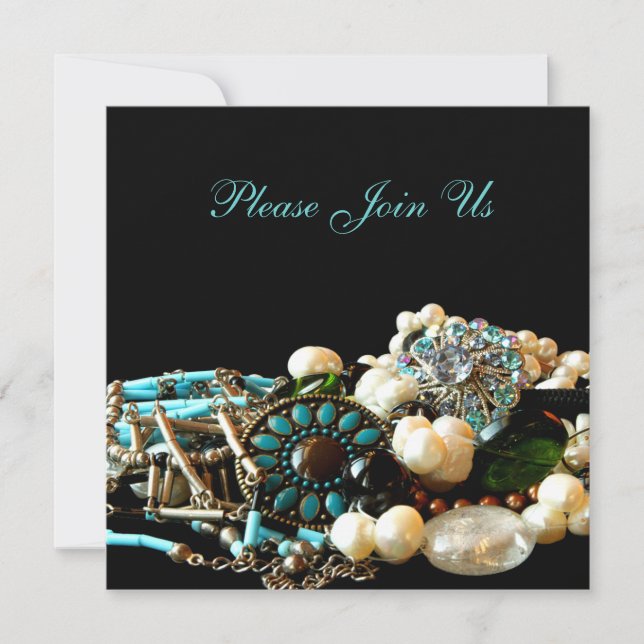 Inbjudningar för smyckenExpoShow (Framsida)