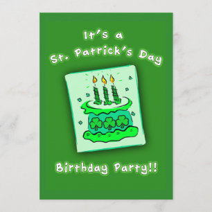 Inbjudningar för st patricks