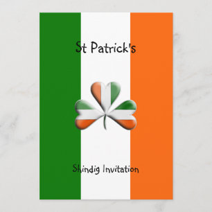 Inbjudningar för st patrick's dayfirandeparty