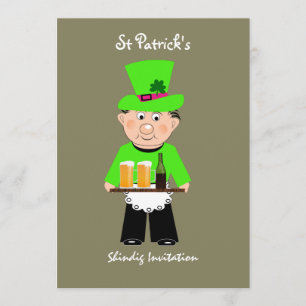 Inbjudningar för st patrick's dayfirandeparty