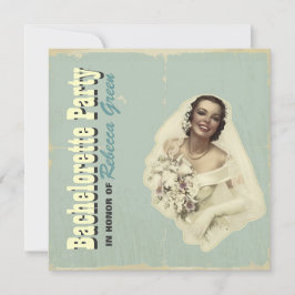 inbjudningar från vintage brude bachelorette-parti