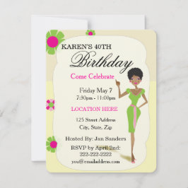 Inbjudningar i realSöt Flick kalas