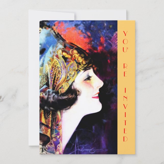 Inbjudningar, martamansfield, metallisk guld lagra inbjudningar (Framsida)