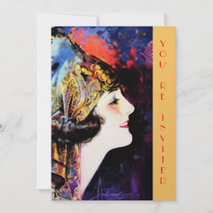 Inbjudningar, martamansfield, metallisk guld lagra inbjudningar