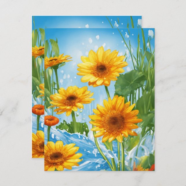 Inbjudningar och mallar > Hälsokort (Fram/baksida)