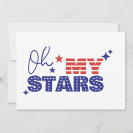 Inbjudningar Oh my stars och stripes. Oberoende