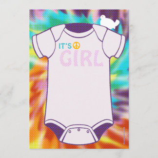 Inbjudningar om färgade babyskor