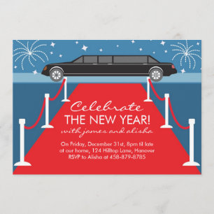 Inbjudningar om Limousiner och röda mattor