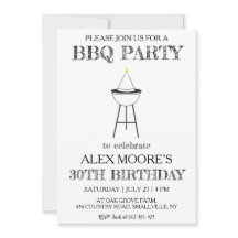 Inbjudningar till 30års födelsedag Bq