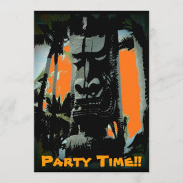 Inbjudningar till anpassadet Hawaii tiki