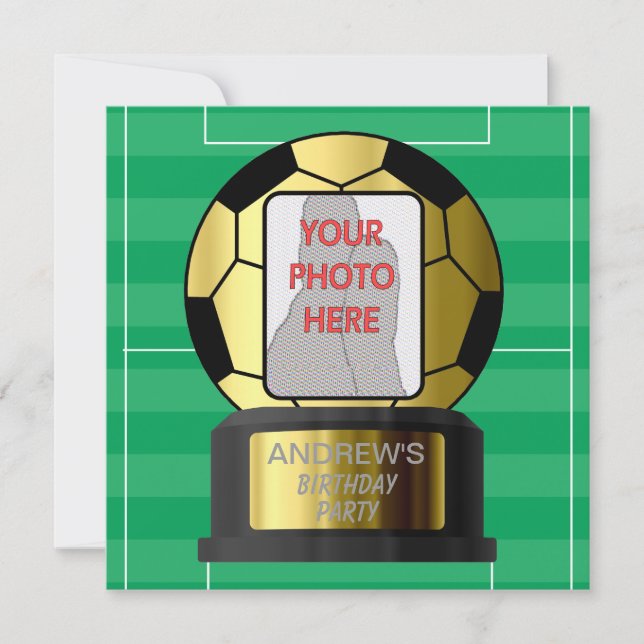 Inbjudningar till anpassadets fotofotbollspartier (Framsida)