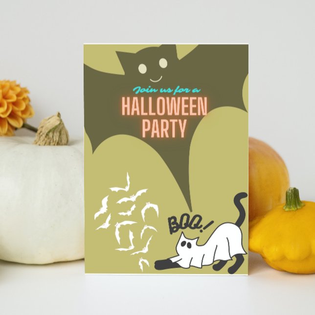 Inbjudningar till anpassningsbar av halloween fest (Skapare uppladdad)