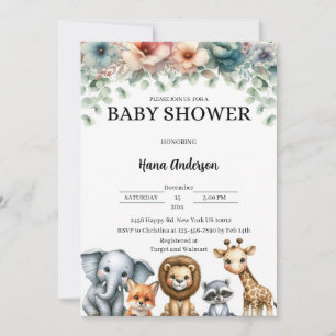 Inbjudningar till anpassningsbarnas babyvisningspr