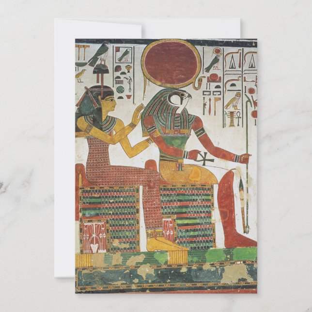 Inbjudningar till antika egyptiska hästar (Framsida)