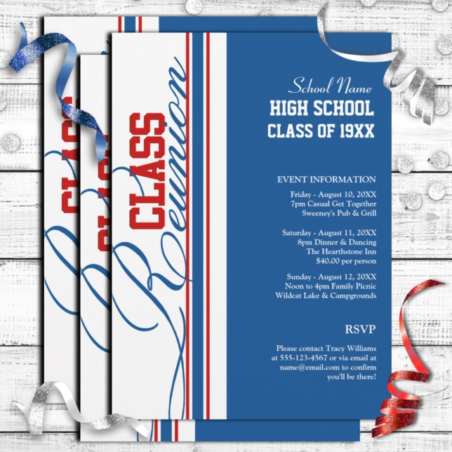 Inbjudningar till återförening av anpassade-klass (Skapare uppladdad)