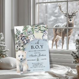 Inbjudningar till babyduschdusch under vintern