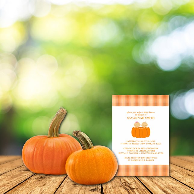 Inbjudningar till babyvisningsprogrammet för Twin  (Skapare uppladdad)