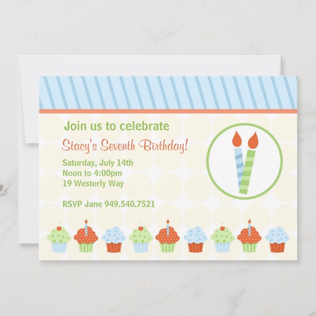 Inbjudningar till Barns födelsedag (Framsida)