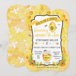 Inbjudningar till Bee Baby Shower