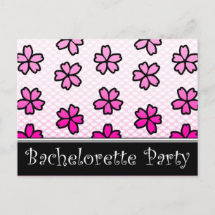 inbjudningar till blommigt av bachelorette-parti