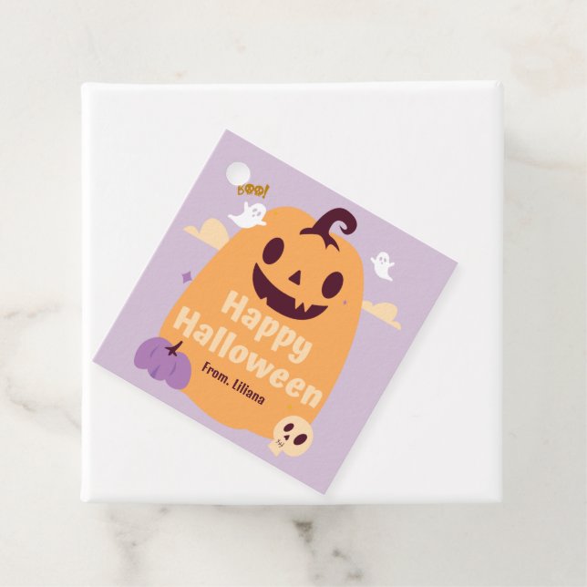 Inbjudningar till Bus eller godis Söta halloween f Gåvor Etiketter (På plats)