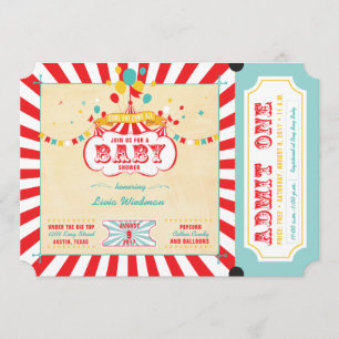 Inbjudningar till Carnival Baby Shower