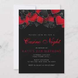 Inbjudningar till Casino Nght Party