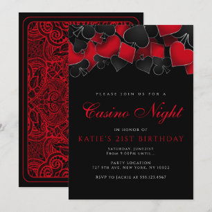 Inbjudningar till Casino Nght Party