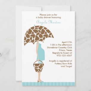 Inbjudningar till chic Mamma-to-Be-Baby Shower