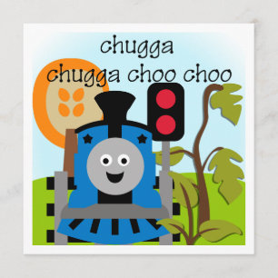 Inbjudningar till Chugga Choo Tåg