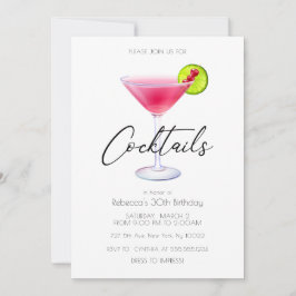 Inbjudningar till Cosmo Cocktail-partiet