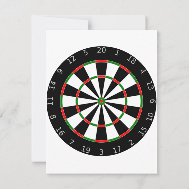 Inbjudningar till Dartboard (Framsida)