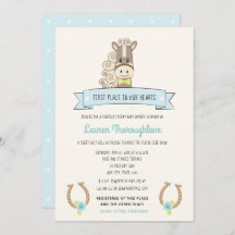 Inbjudningar till Derby Horse Pojke Shower