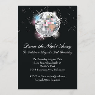 Inbjudningar till Disco Boll
