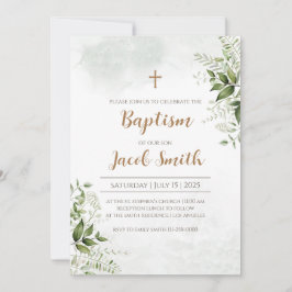 Inbjudningar till dop av pojke och flicka