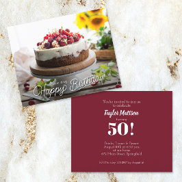 Inbjudningar till elegantens födelsedagskummelgrup