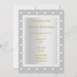 Inbjudningar till eleganter på plats i Silver Gråt