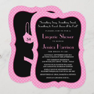 Inbjudningar till Finare Lingerie Shower
