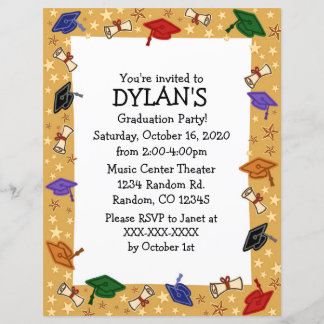 Inbjudningar till flygare för studentfest av rutte