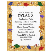 Inbjudningar till flygare för studentfest av rutte