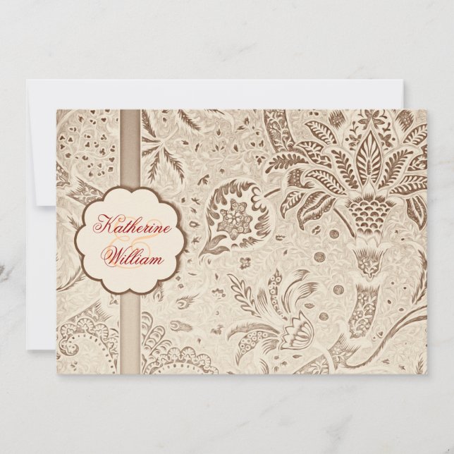 Inbjudningar till förlovningsfesten elegant (Framsida)