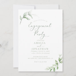 Inbjudningar till Förlovningsfesten elegant Grey