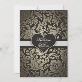 inbjudningar till förlovningsfesten för svart vint