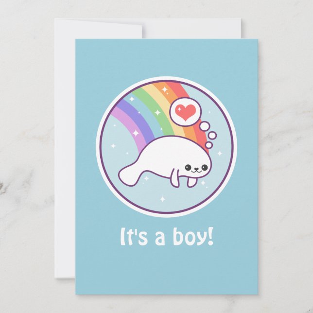 Inbjudningar till handdator för spädbarn (Framsida)