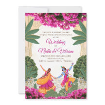 Inbjudningar till indiska bröllop & bröllopskort f