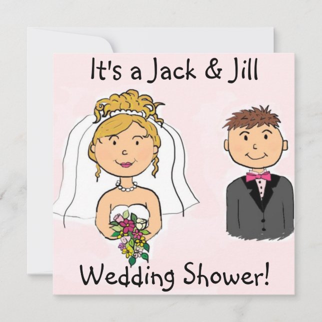 Inbjudningar till Jack- och Jill-Möhippa i grundgr (Framsida)