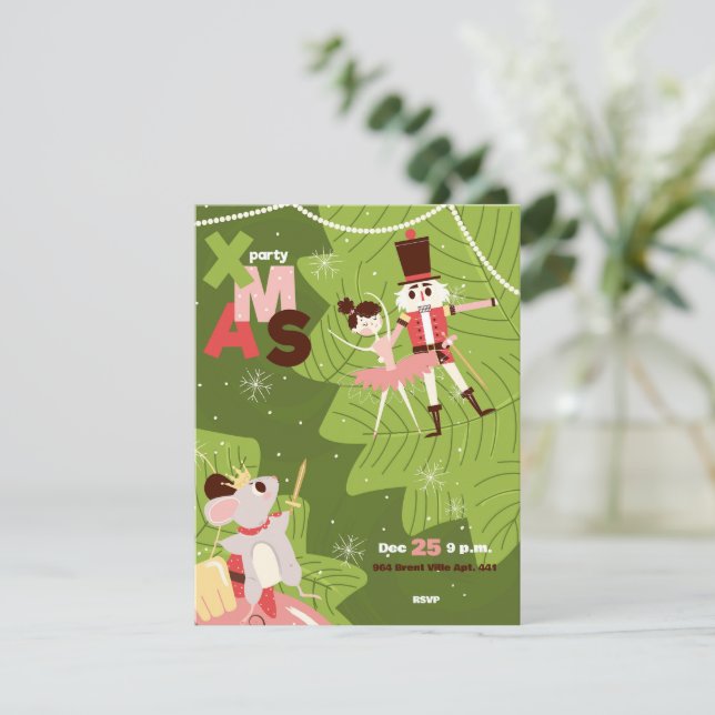 Inbjudningar till julbrunch med muskler (Stående Fram)