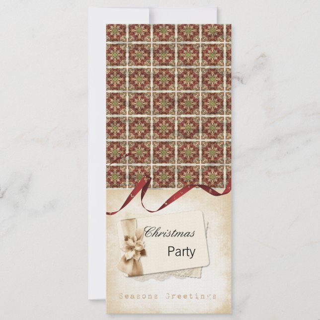 Inbjudningar till julfest (Framsida)