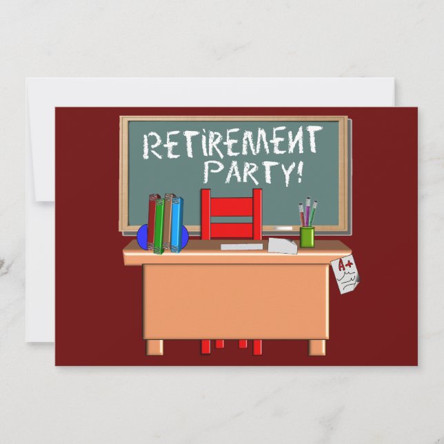 Inbjudningar till lärarpartiet Pension (Framsida)
